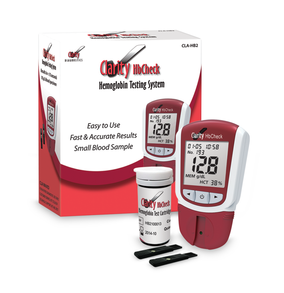 Clarity Hb Check Hemoglobin Testing System - Clarity Diagnostics