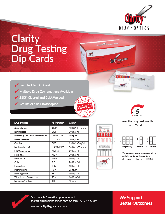 Clarity DOA Dip Cards Slick 