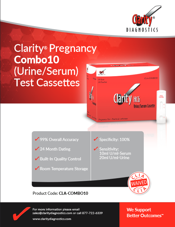 Clarity Pregnancy Slick Combo10 