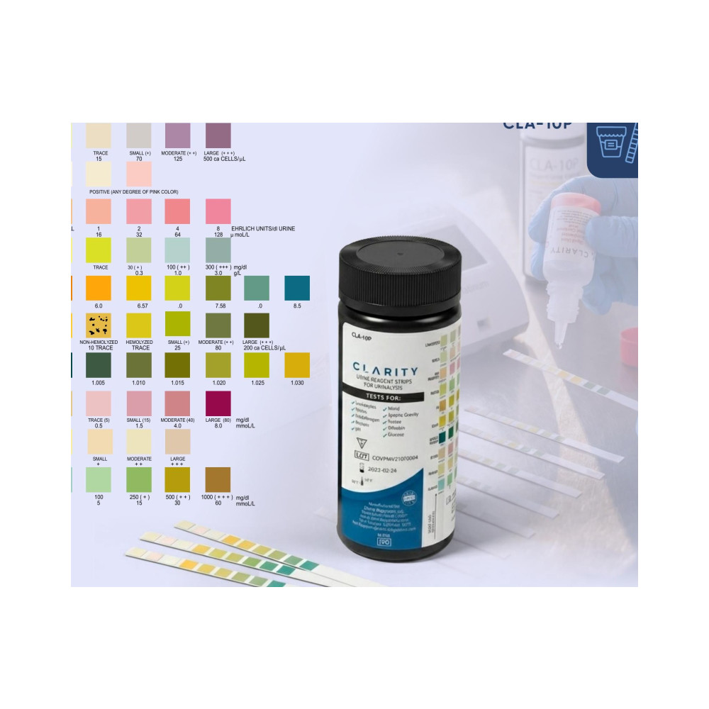 Platinum 10-Parameter Urinalysis Strips